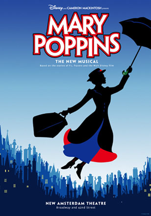 Mary Poppins Broadway Poster